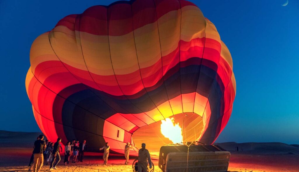 deluxe hot air balloon rides