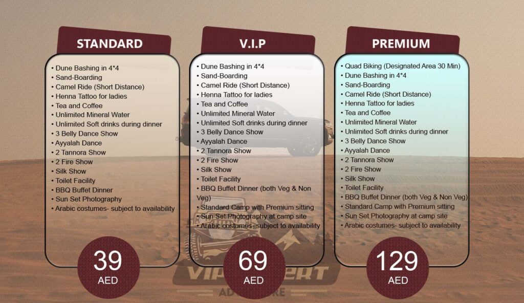 Self Drive Desert Safari