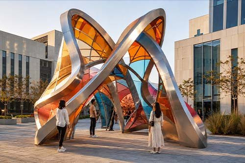 Creative installation displayed during Dubai Design Week