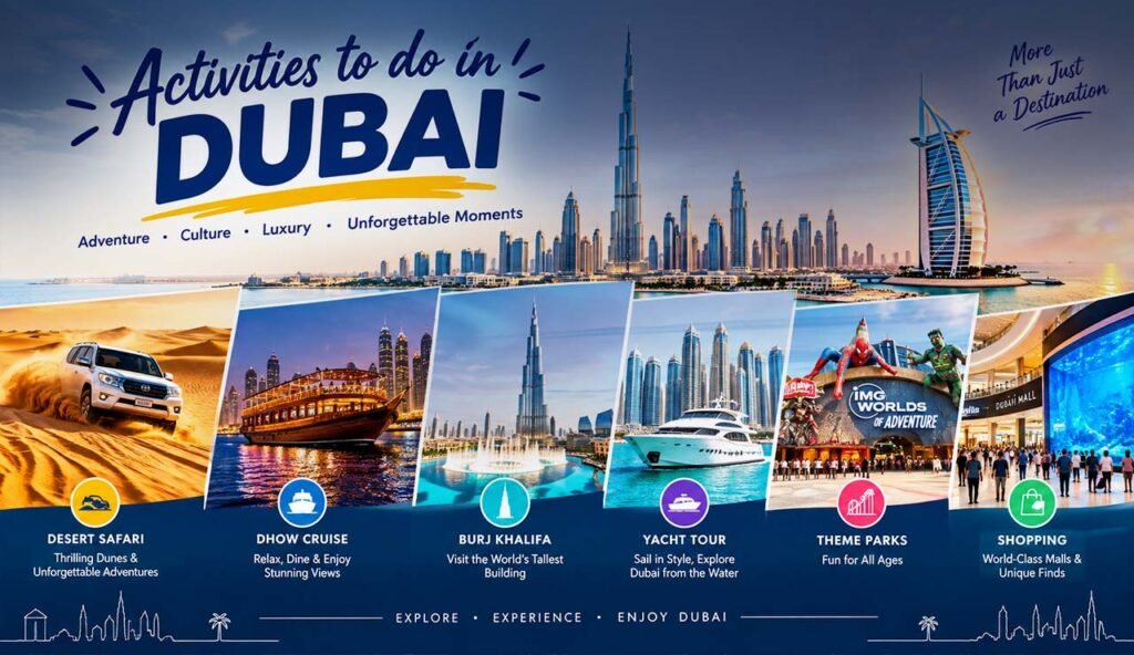 Activities to do in Dubai